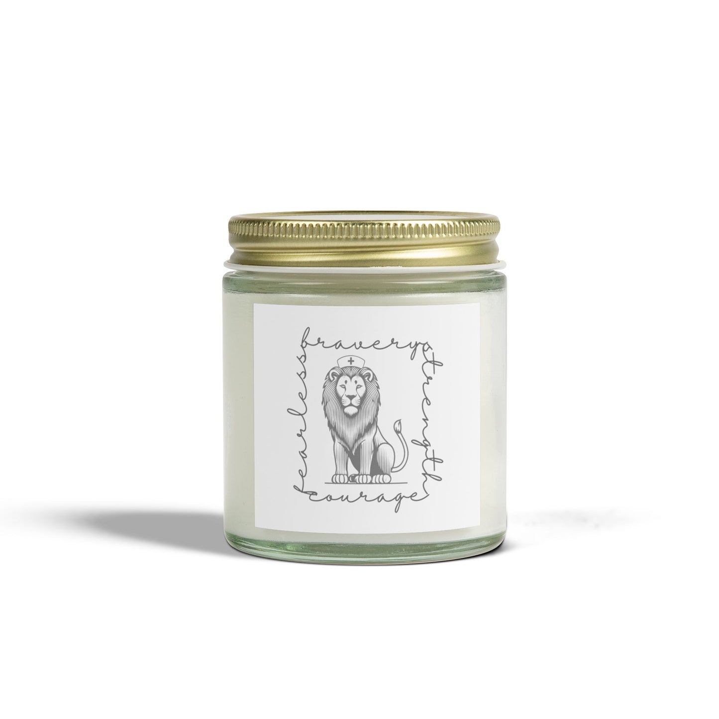 Courageous Lion Scented Candle: Bravery, Strength, Courage, Fearless
