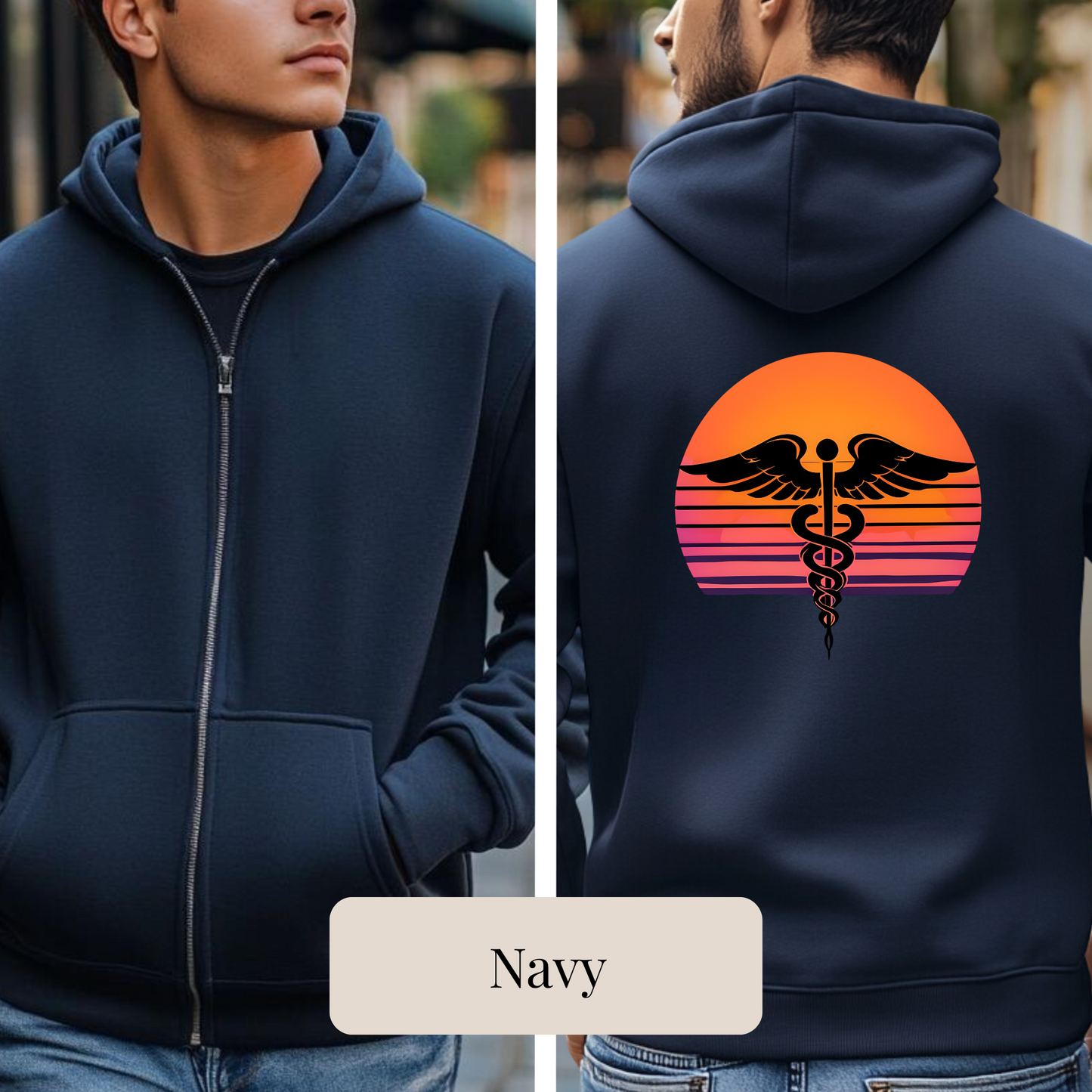 Nurse Jacket, Zip Up Hoodie, Nurse Practitioner, Sunset Vibes, Nurse Sweatshirt, Retired Nurse Gift, Hospital Hoodie