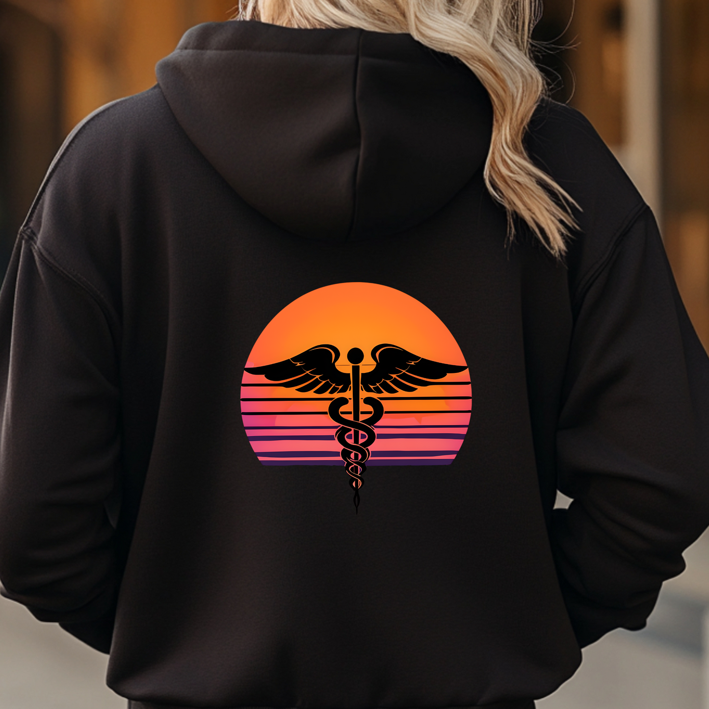 Nurse Jacket, Zip Up Hoodie, Nurse Practitioner, Sunset Vibes, Nurse Sweatshirt, Retired Nurse Gift, Hospital Hoodie
