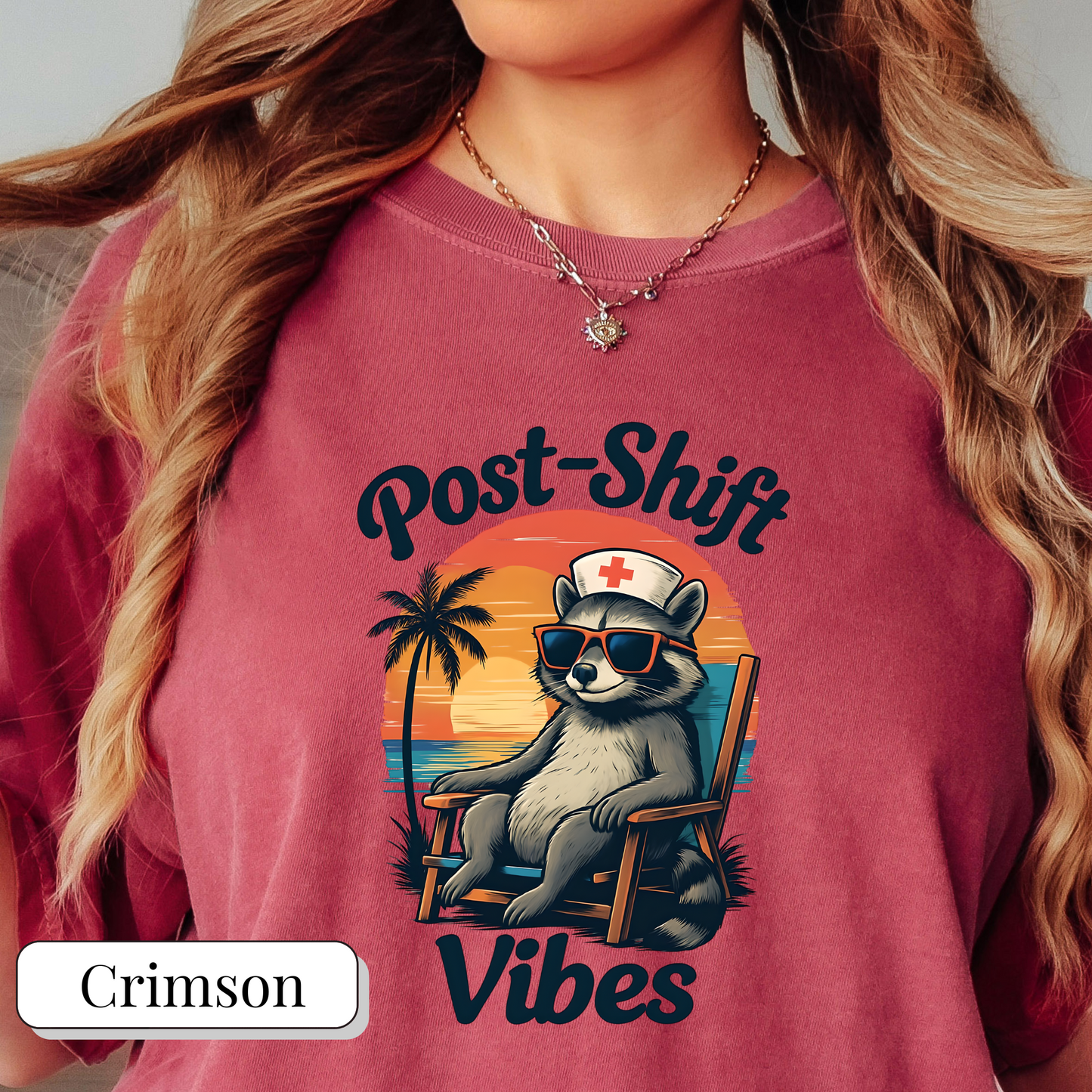 Cozy Nurse Shirt with Funny Raccoon Design- Ideal for Nurse Practitioners, ER Nurses, Med Surg Nurses, ICU Nurse, and NICU Nurses