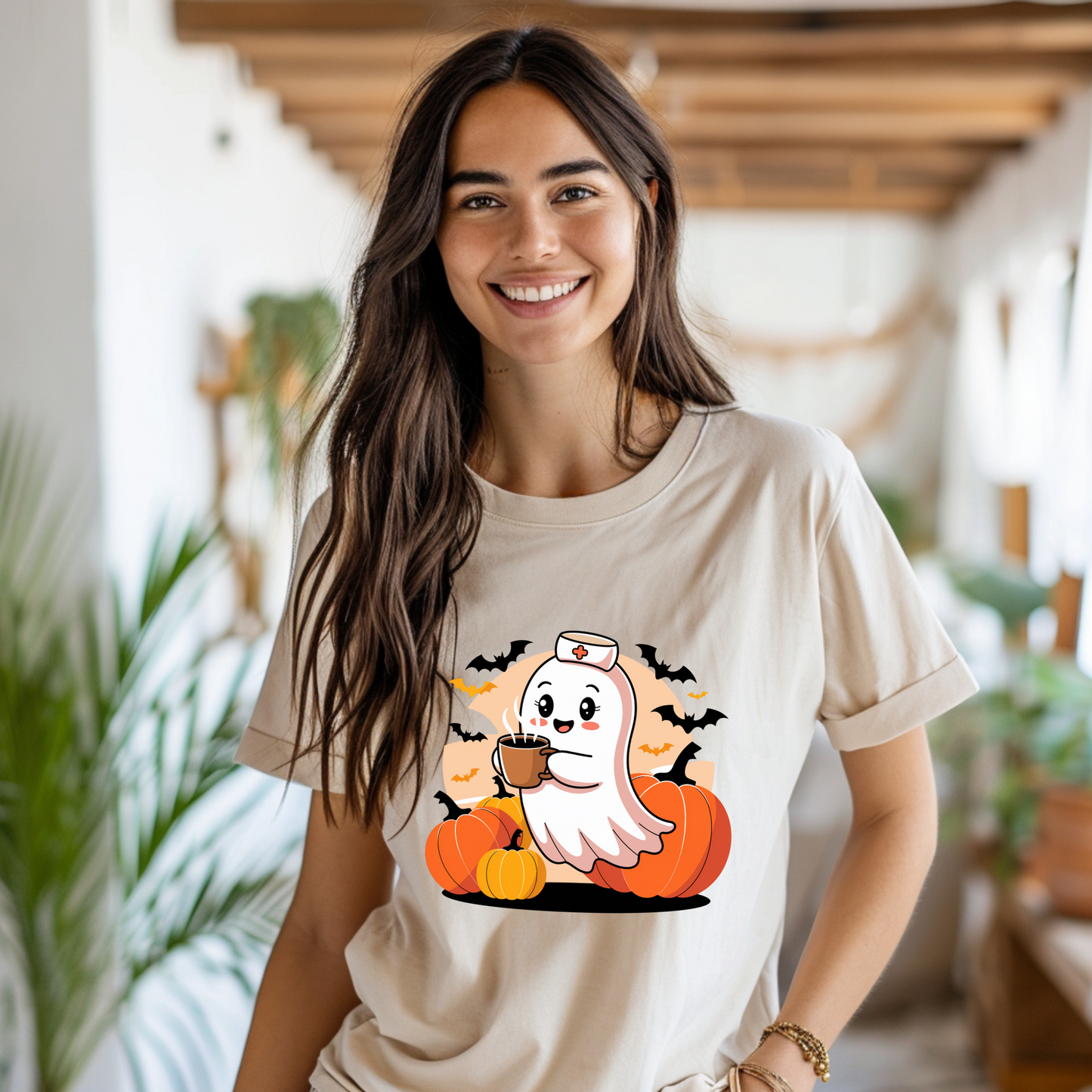 Cute Ghost Shirt: Ideal Halloween Nurse Shirt, Seasonal Shirts