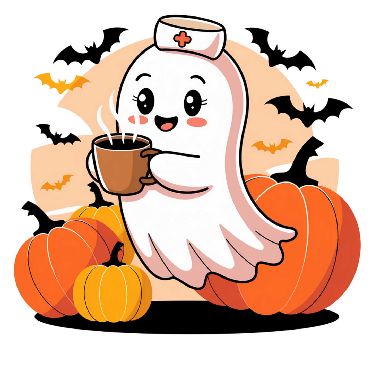 Cute Ghost Shirt: Ideal Halloween Nurse Shirt, Seasonal Shirts