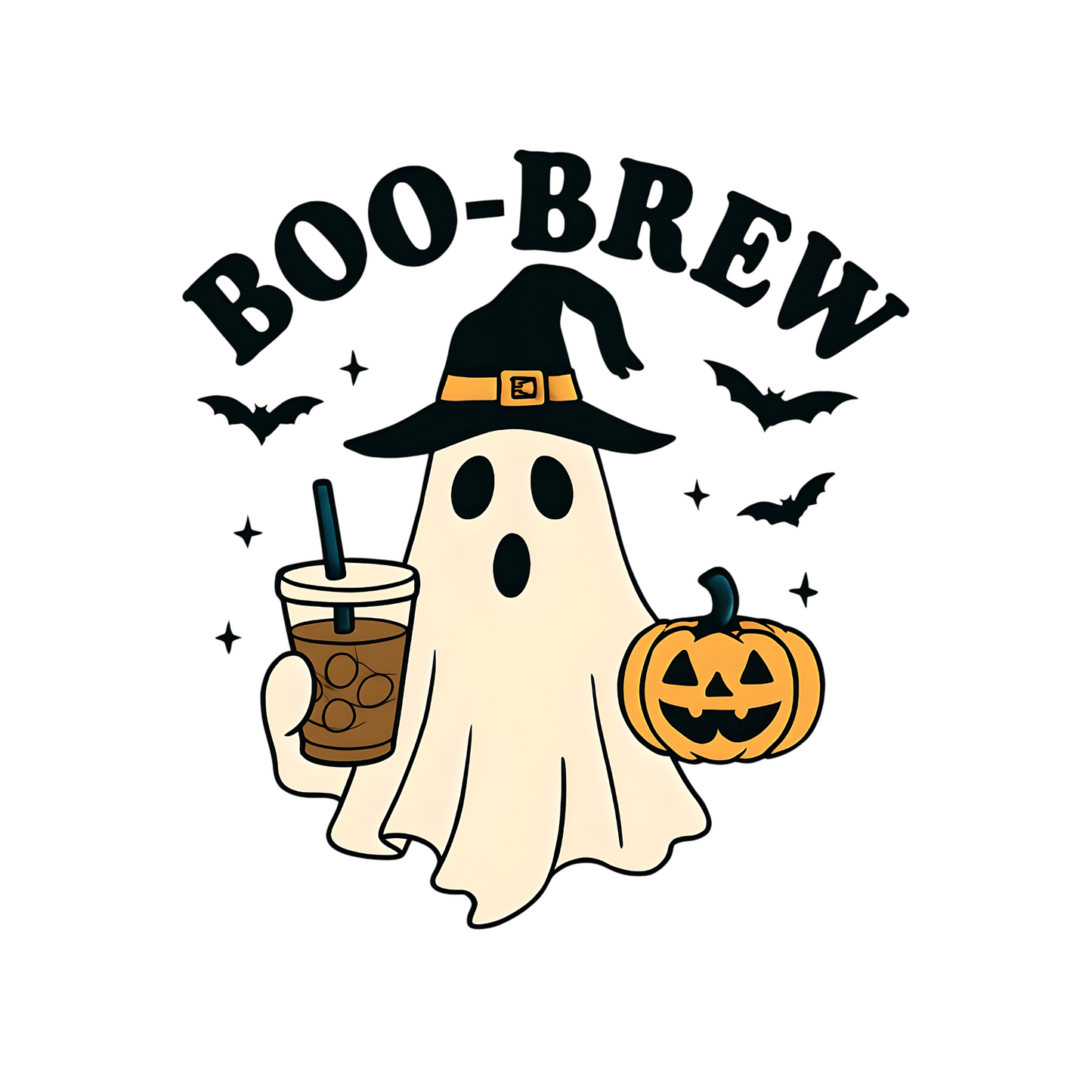 Seasonal Shirt- Fall Ghost and Halloween Shirt, Cute Spooky Season Shirt for Coffee Lovers, Ghost Coffee, Cozy Fall Tshirt