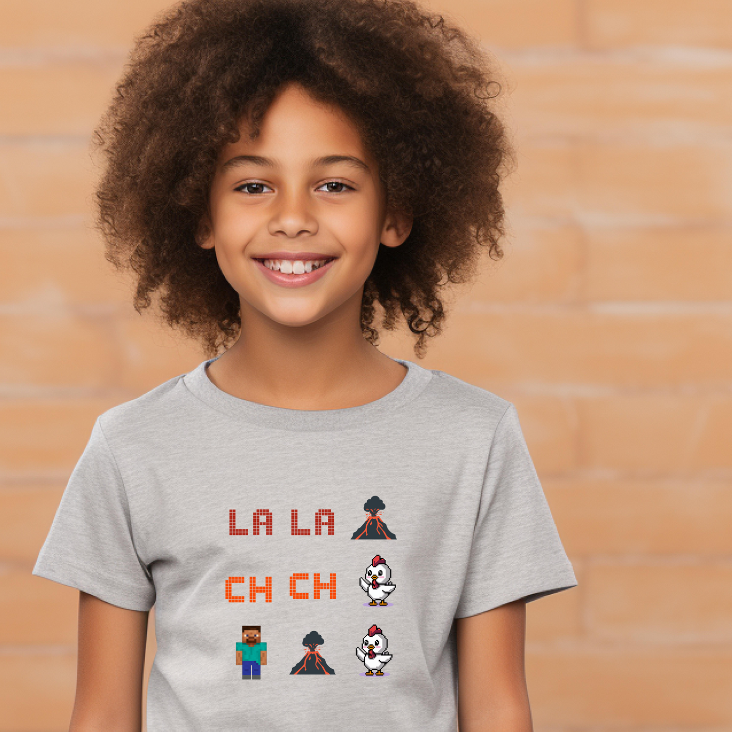 Gaming Kids Tee, Fun Video Game Shirt with Lava Chicken Design, Gamer Children T-Shirt, Gaming Apparel for Kids, Gamer Birthday Gift, Kid's