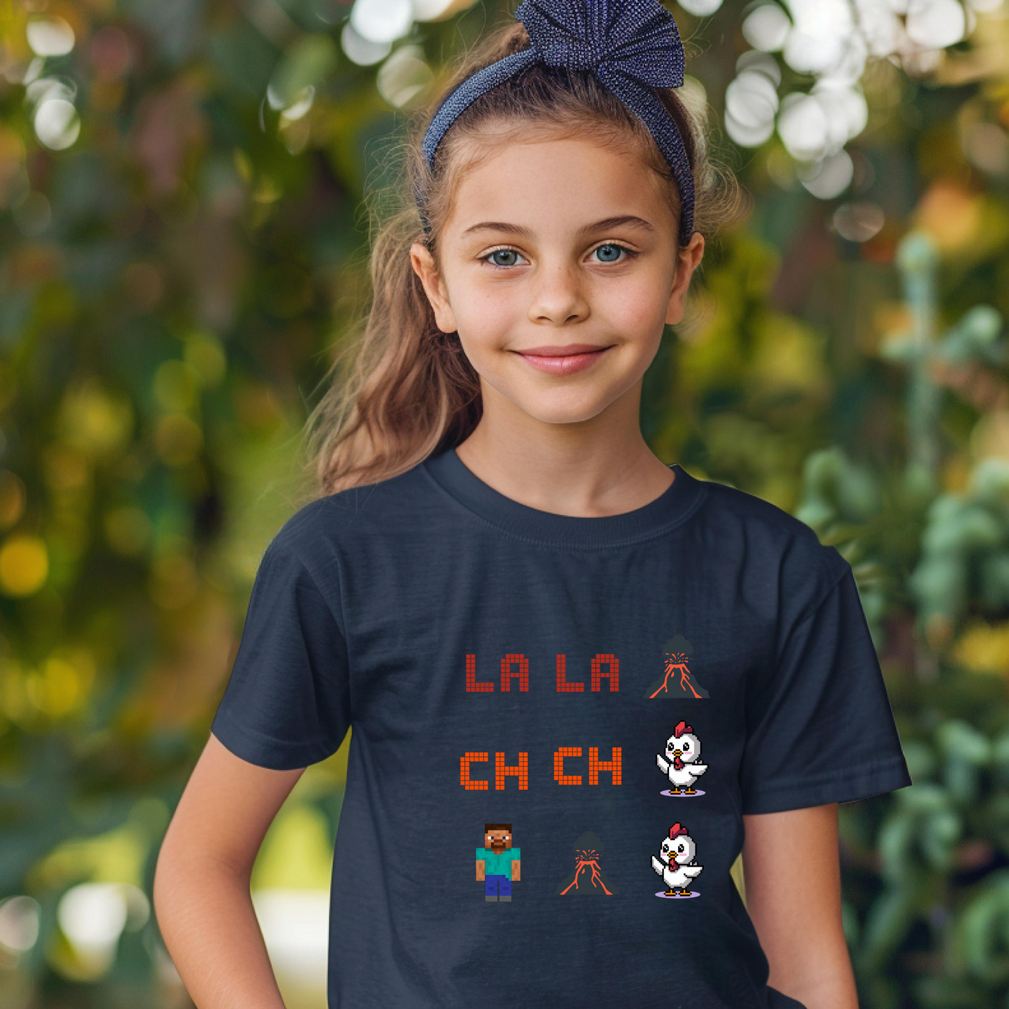 Gaming Kids Tee, Fun Video Game Shirt with Lava Chicken Design, Gamer Children T-Shirt, Gaming Apparel for Kids, Gamer Birthday Gift, Kid's