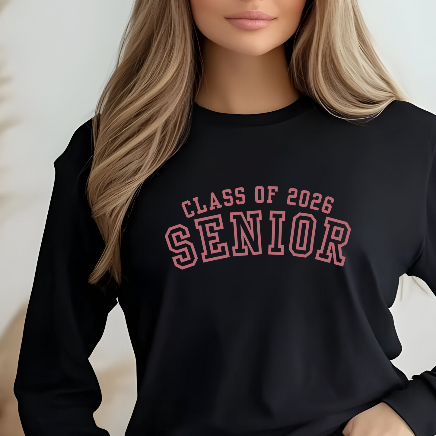 Senior Class of 2026 Unisex Long Sleeve Shirt - Varsity Style High School Graduation Top, College Team Spirit Apparel, Grad Gift Idea,