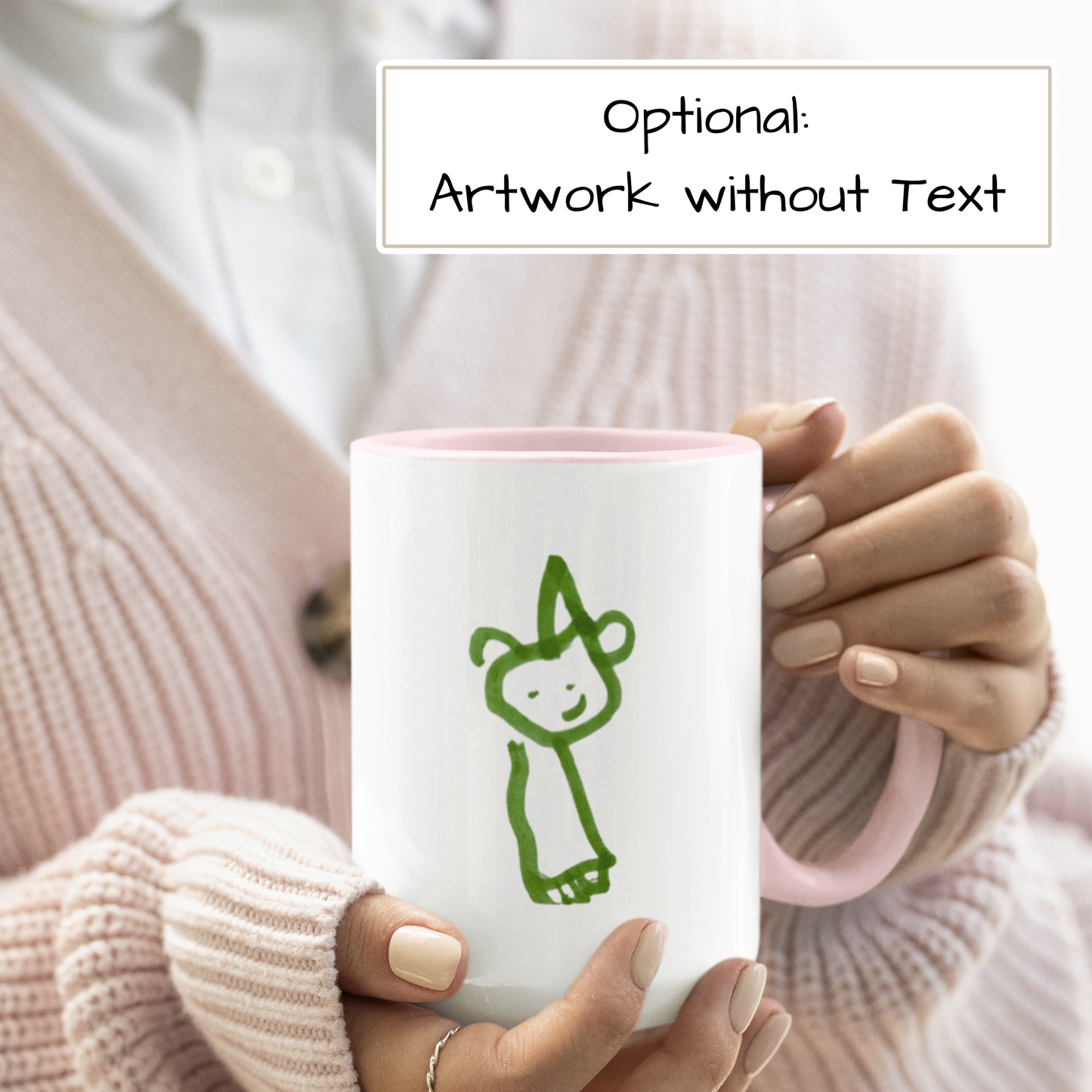 Personalized Kids Drawings, Custom Kids Artwork, Unique Custom Mug, Art on Mug, Unique Gift Idea