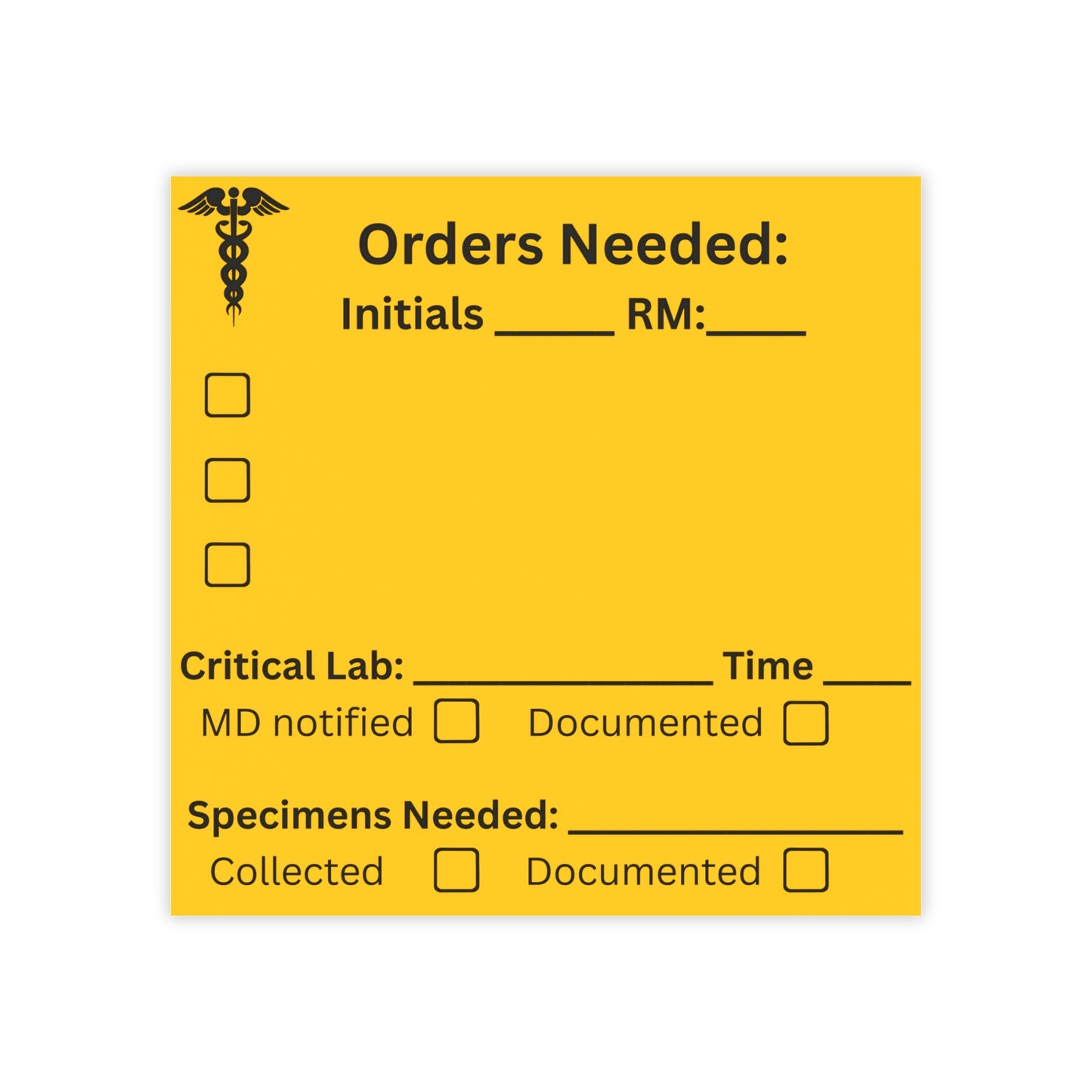 Post-it® Notes for Nurses, Nurse Essentials, Nurse Report Sheet, Nursing Documentation, Nurse Sticky Notes, Nurse Shift Notes, Nurse Shift