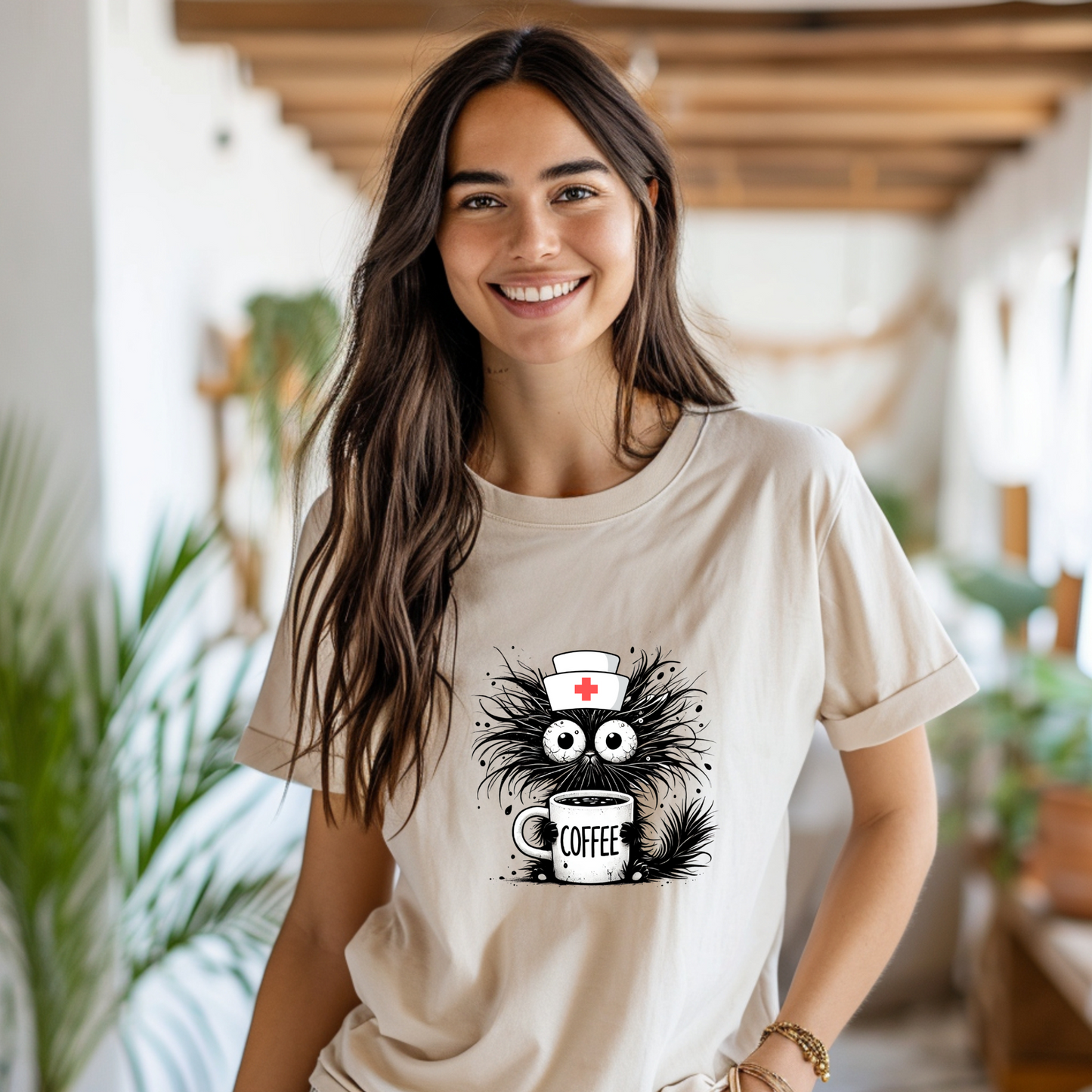 Nurse Shirt, Nurse Practitioner, Gift for Nurses, RN Gift, Cat Shirt, Funny Cat Shirt, Funny Coffee Shirt, School Nurse, Nurse Appreciation