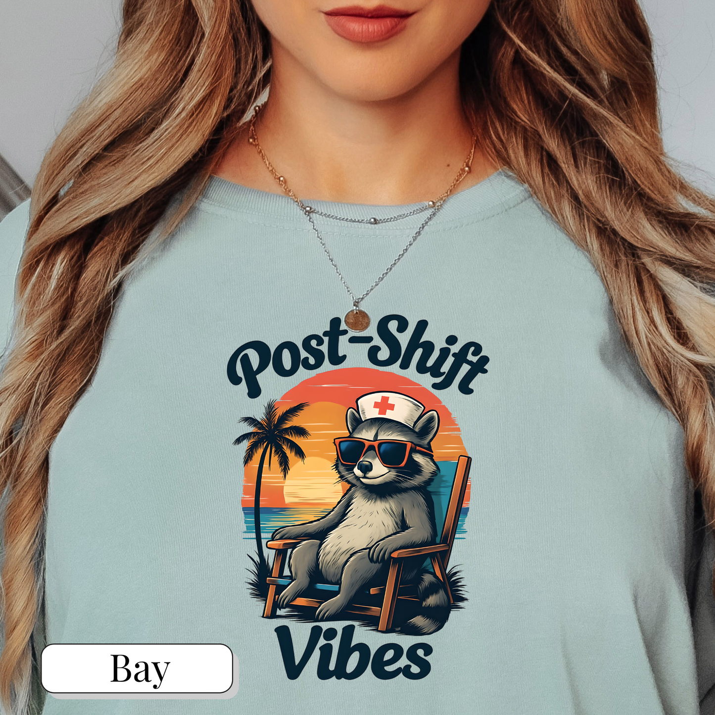 Cozy Nurse Shirt with Funny Raccoon Design- Ideal for Nurse Practitioners, ER Nurses, Med Surg Nurses, ICU Nurse, and NICU Nurses