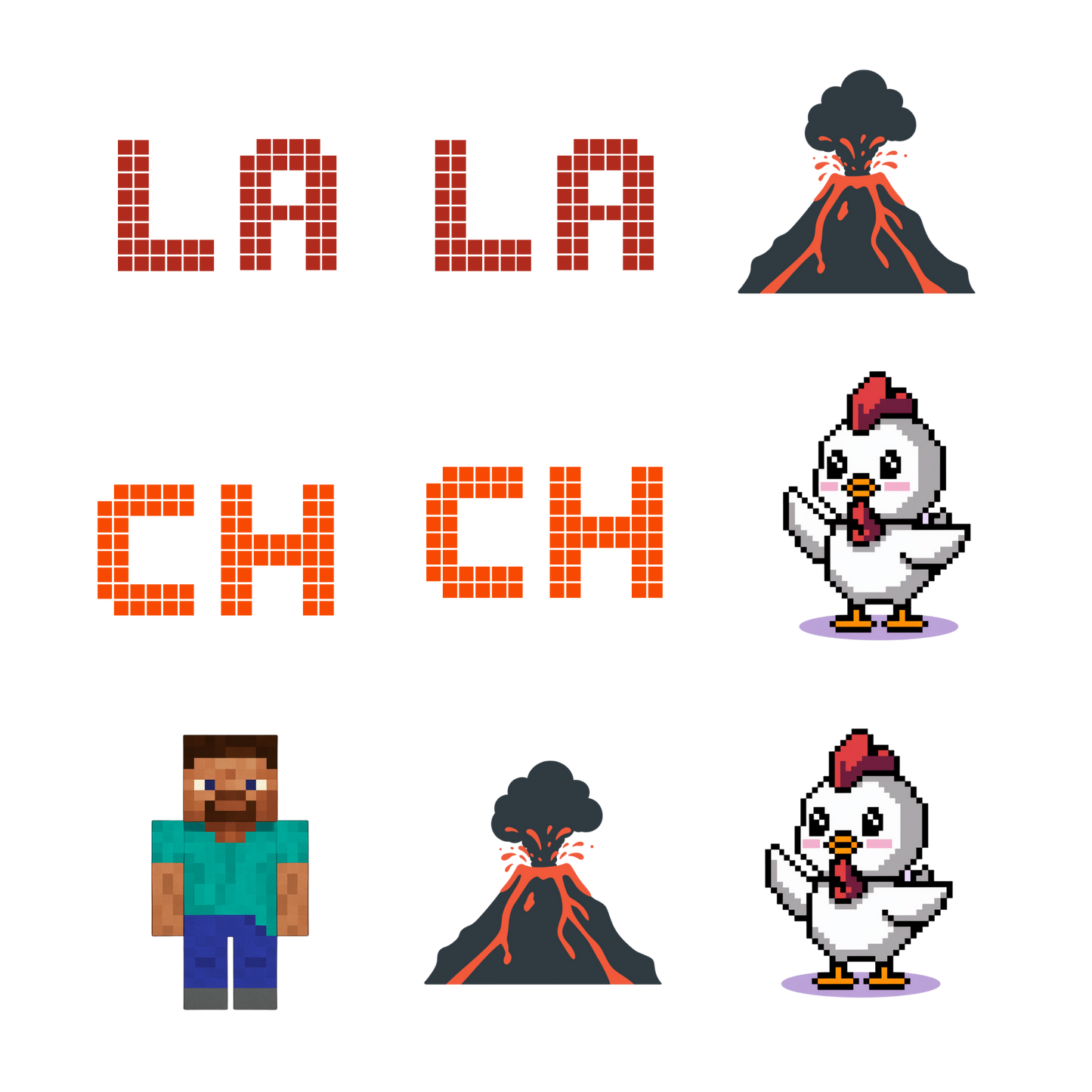 Gaming Kids Tee, Fun Video Game Shirt with Lava Chicken Design, Gamer Children T-Shirt, Gaming Apparel for Kids, Gamer Birthday Gift, Kid's