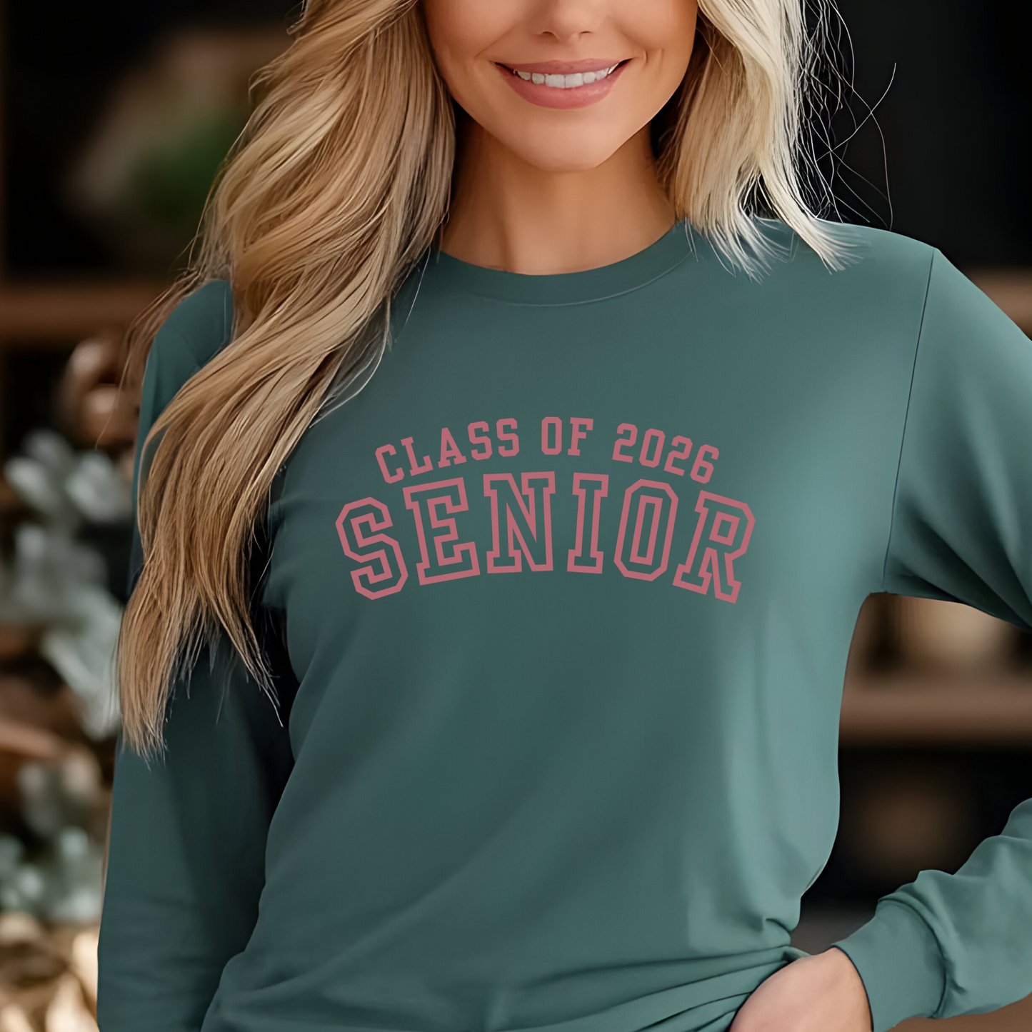 Senior Class of 2026 Unisex Long Sleeve Shirt - Varsity Style High School Graduation Top, College Team Spirit Apparel, Grad Gift Idea,