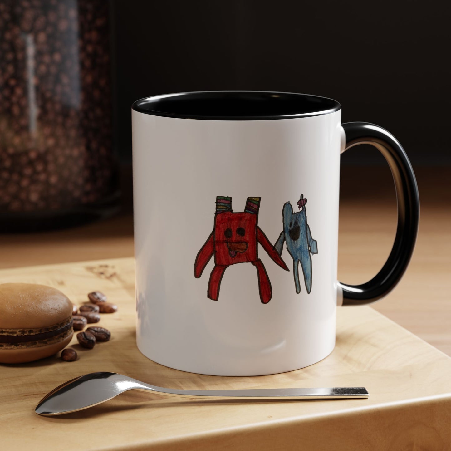 Personalized Kids Drawings, Custom Kids Artwork, Unique Custom Mug, Art on Mug, Unique Gift Idea